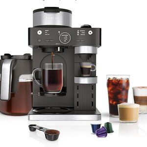 Ninja Espresso & Coffee Maker & Barista System, 3 Espresso Brew Styles, Single-S